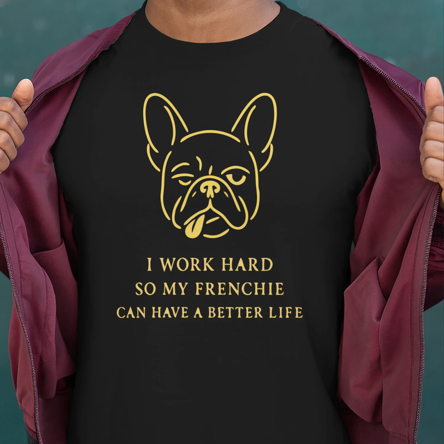 I Work For My Cat Shirt – Minimalist Cat Lover Tee, Funny Pet Boss Humor, Simple Cat Silhouette Apparel