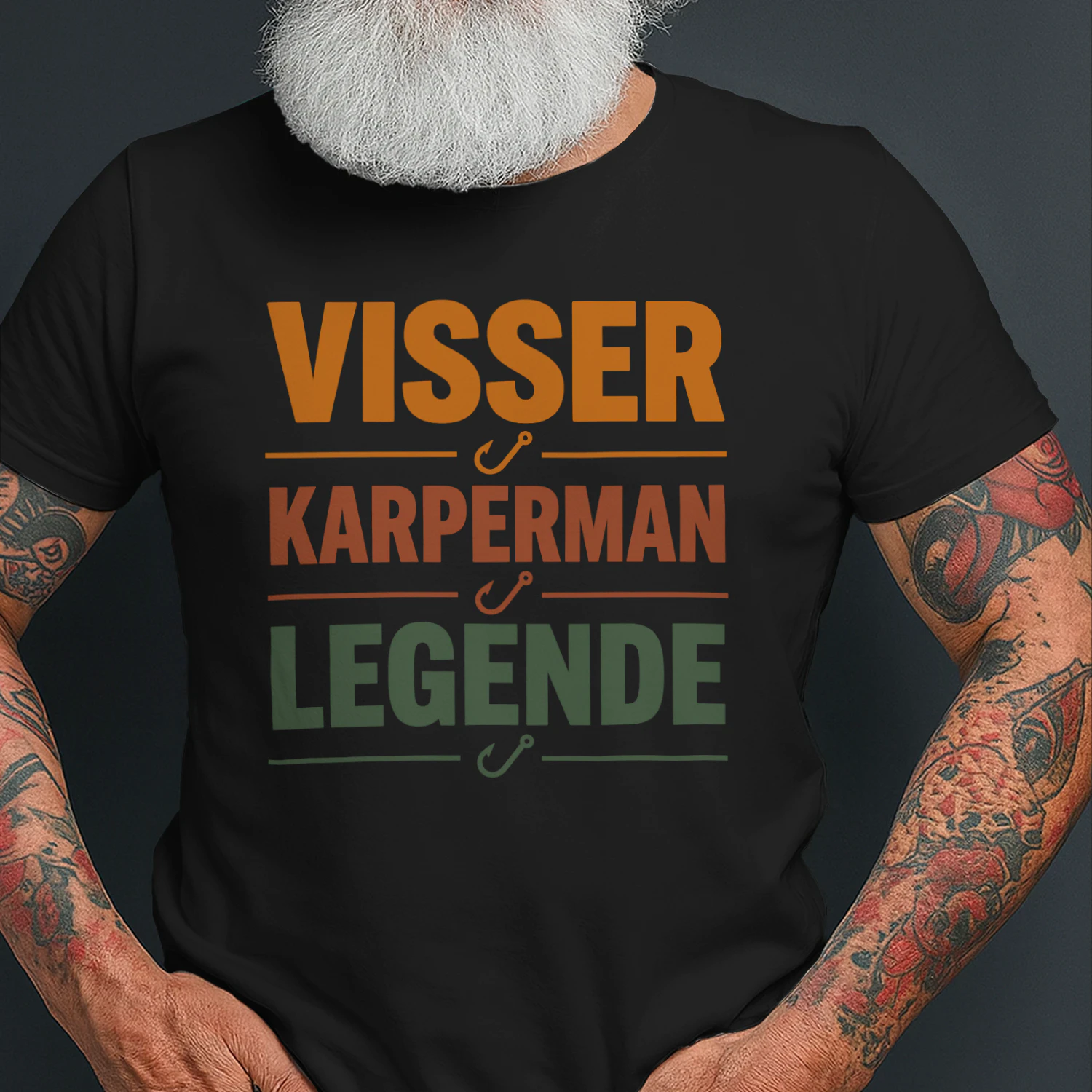 Visser Karperman Legende T-Shirt | Cadeau Karpervisser