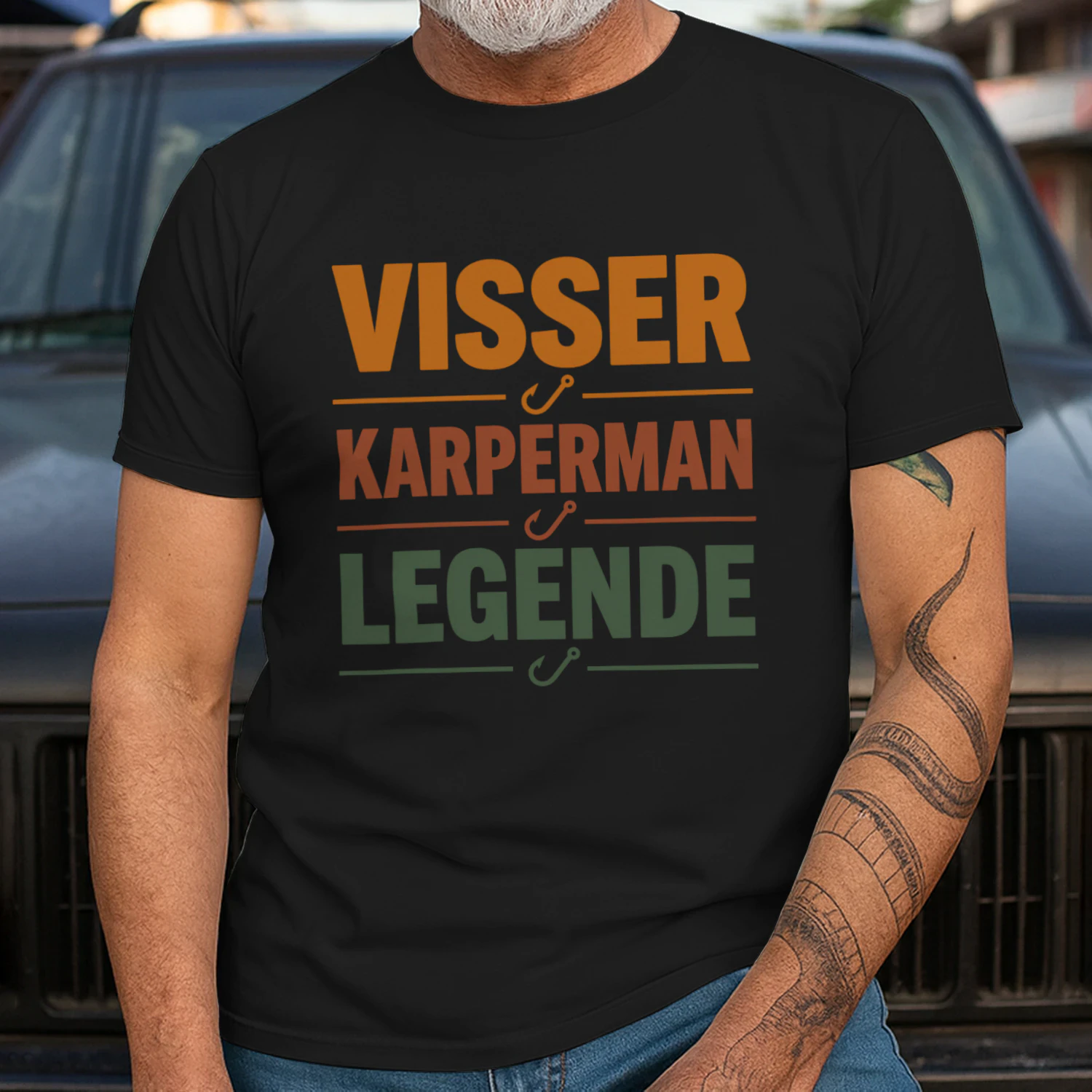 Visser Karperman Legende T-Shirt | Cadeau Karpervisser