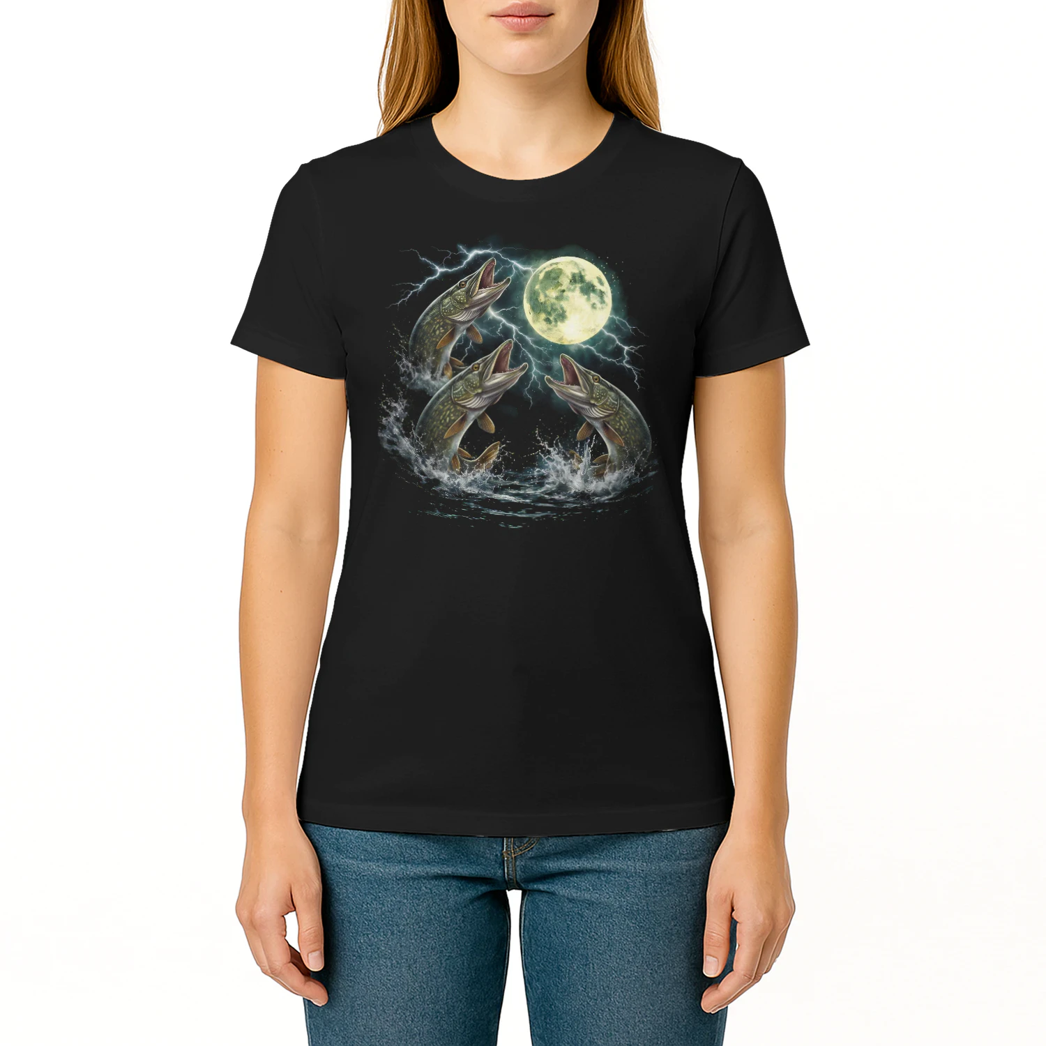 Snoek Moon — Jaren 90 Vintage Vissen