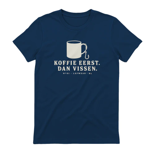 Koffie Eerst Dan Vissen T-shirt