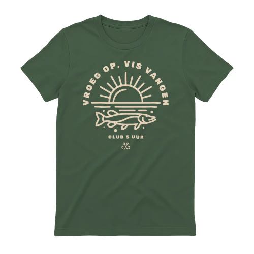 Vroeg Op, Vis Vangen T-shirt