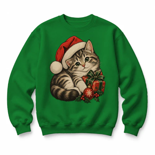 Christmas Cat Shirt 