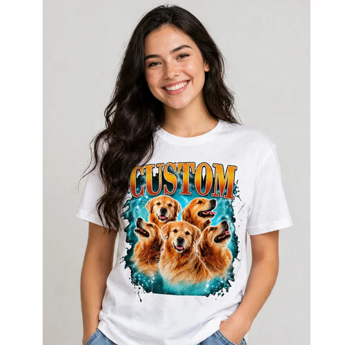 Custom Dog Vintage Bootleg Rap Tee