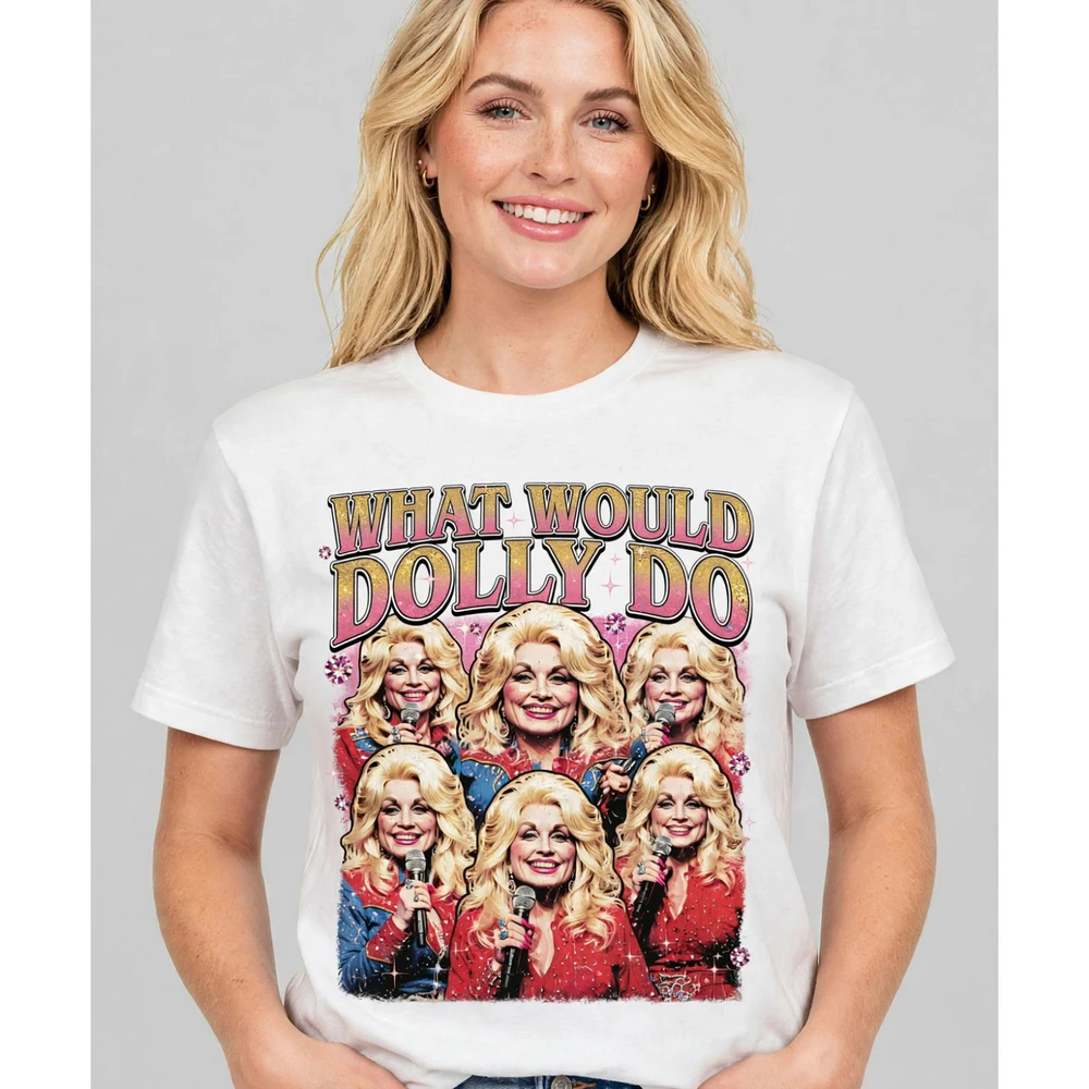  Classic Women's T-shirt - Retro Dolly Parton Vintage Graphic Tee