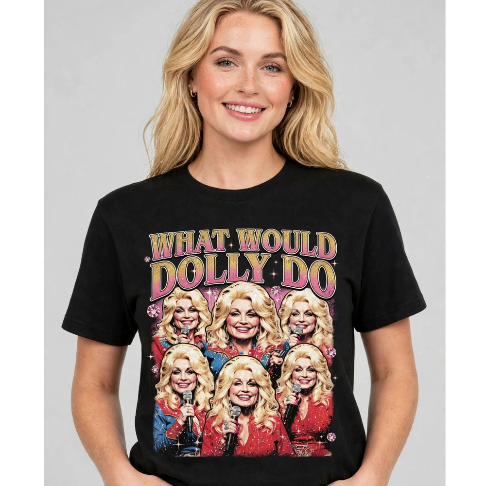  Classic Women's T-shirt - Retro Dolly Parton Vintage Graphic Tee