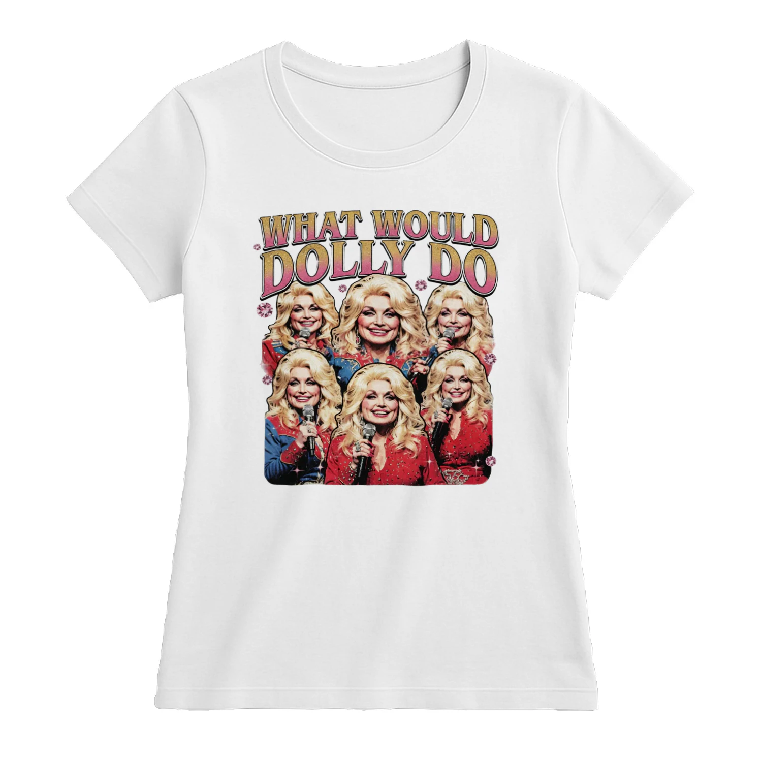  Classic Women's T-shirt - Retro Dolly Parton Vintage Graphic Tee