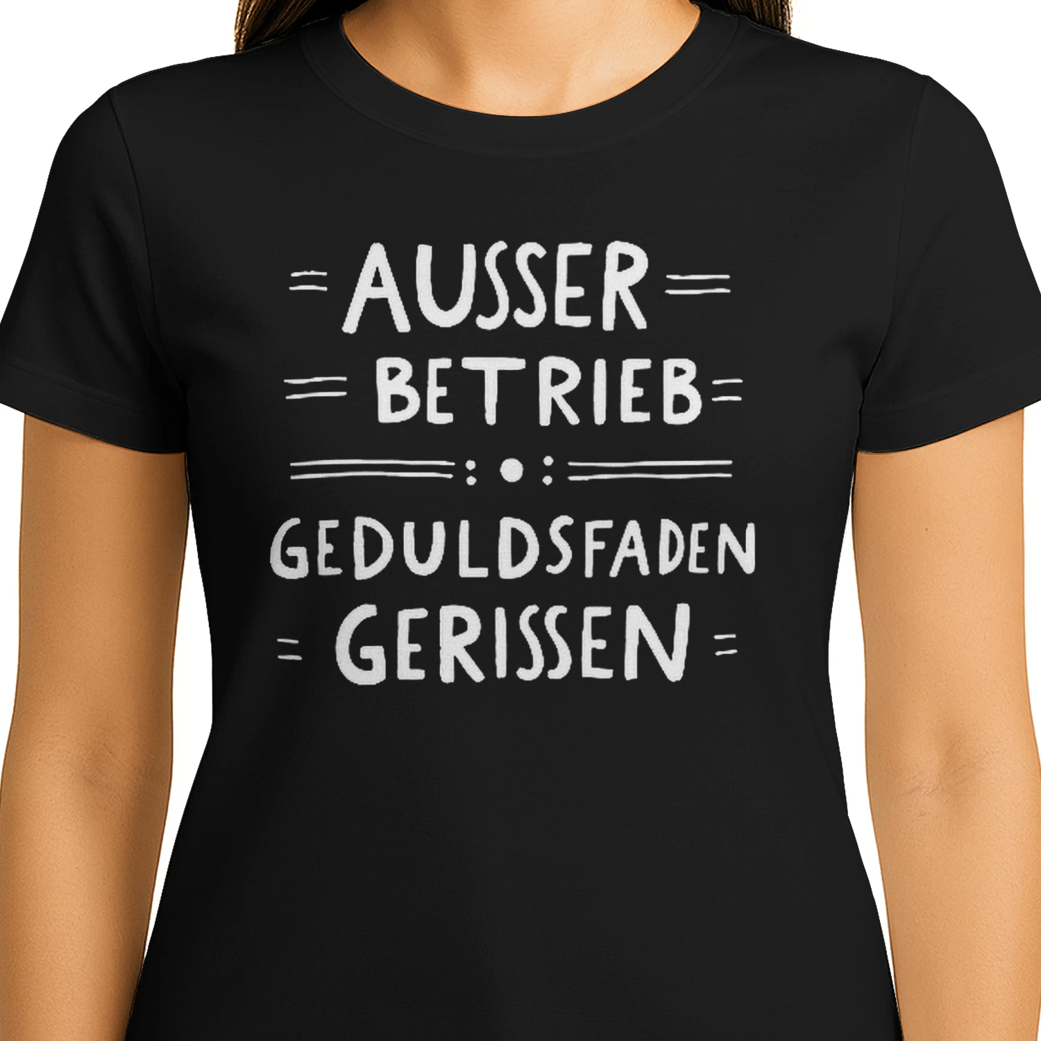 Außer Betrieb – Geduldsfaden Gerissen | Lustiges Spruch T-Shirt