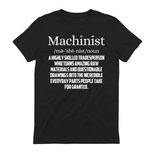 Machinist highly skilled tradesperson
