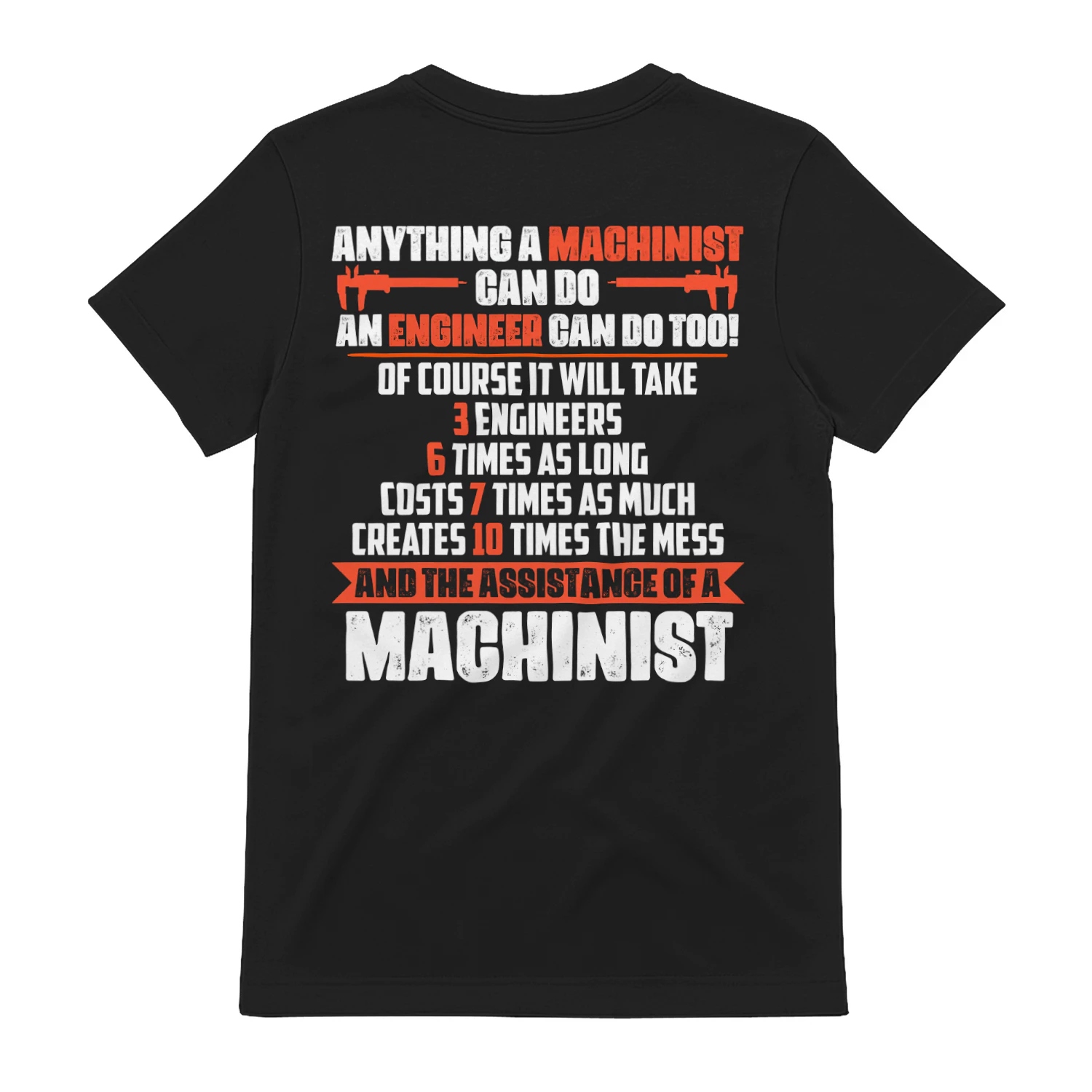 Anything a Machinist can do and engineer can do too