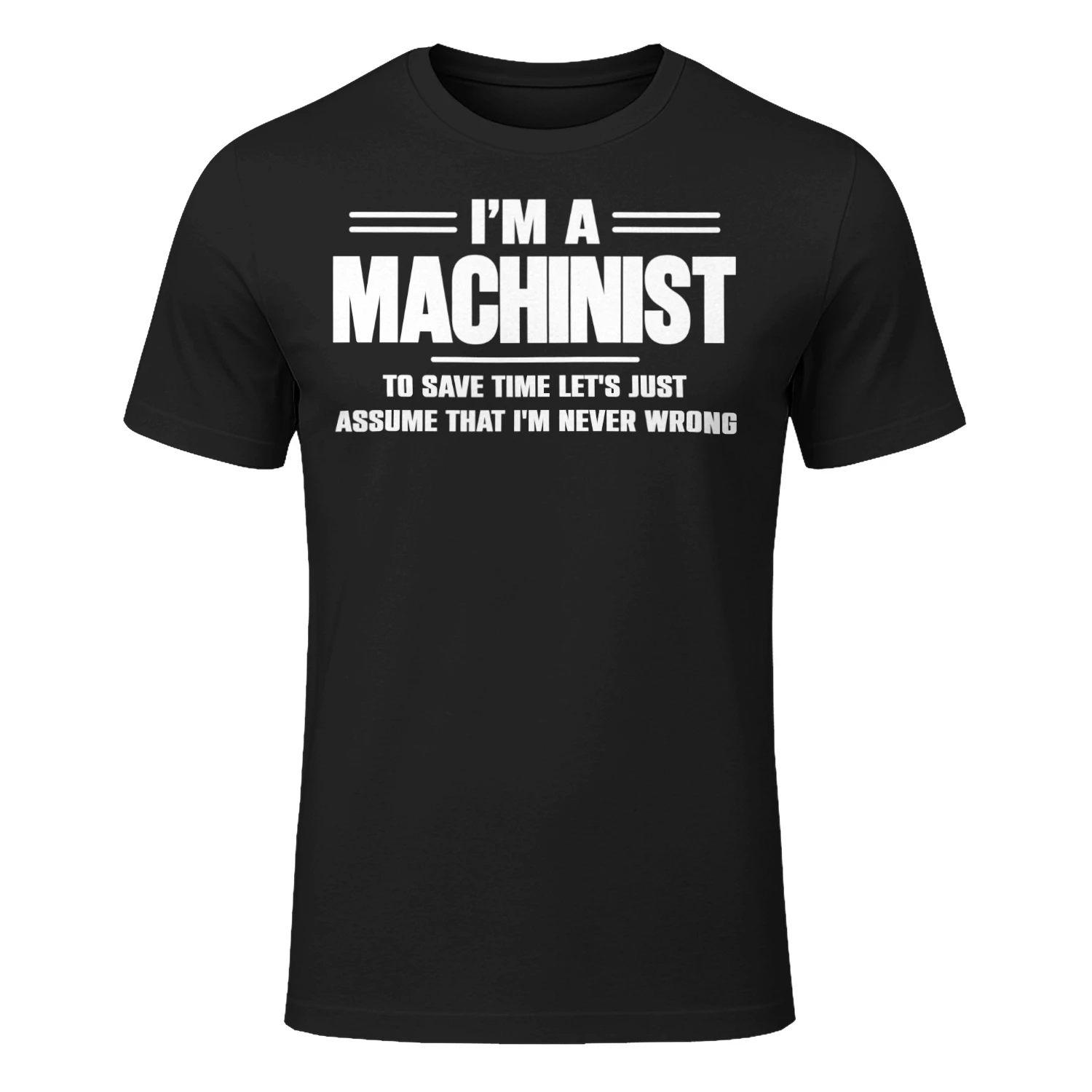 I AM A MACHINIST - I AM NEVER WRONG