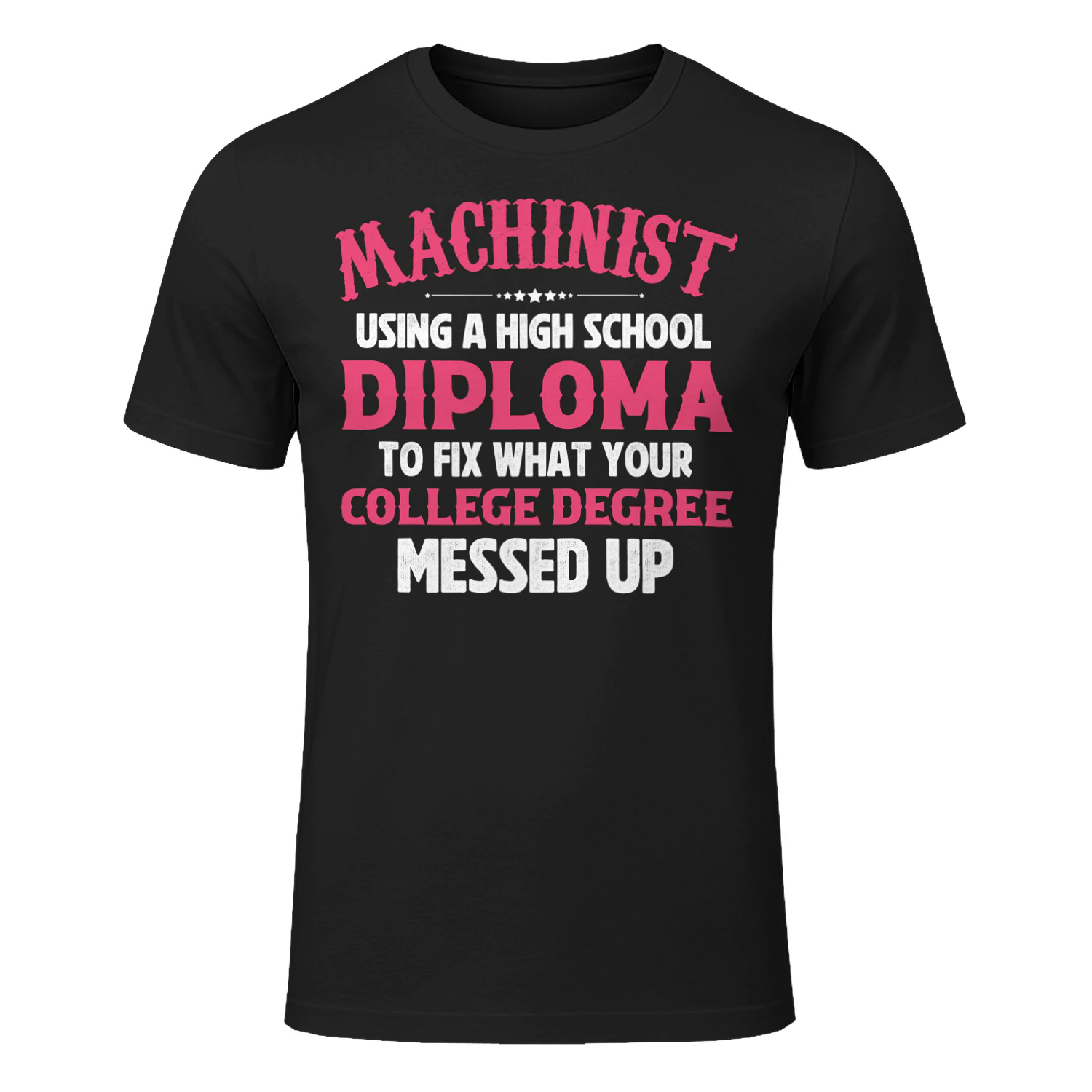 Machinist - Fix your college degree messed up
