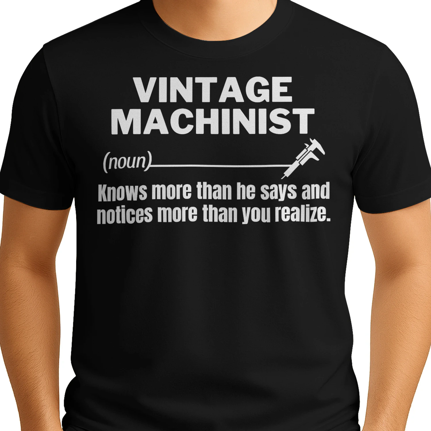 VINTAGE MACHINIST - KNOWS MORE THAN HE SAYS