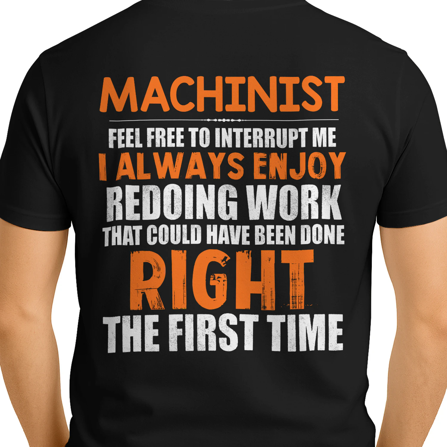 MACHINIST - Enjoy Redoing Work