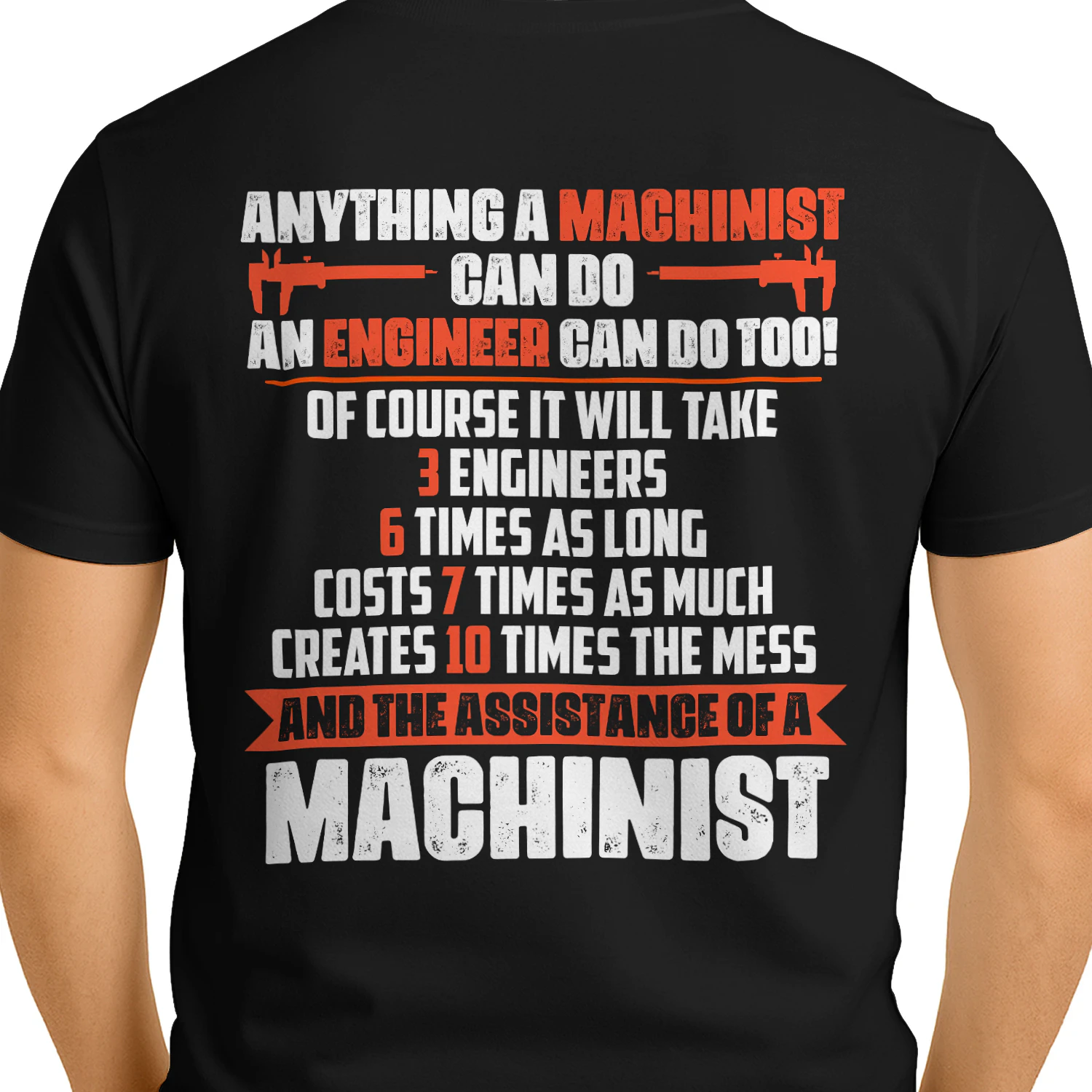 Anything a Machinist can do and engineer can do too