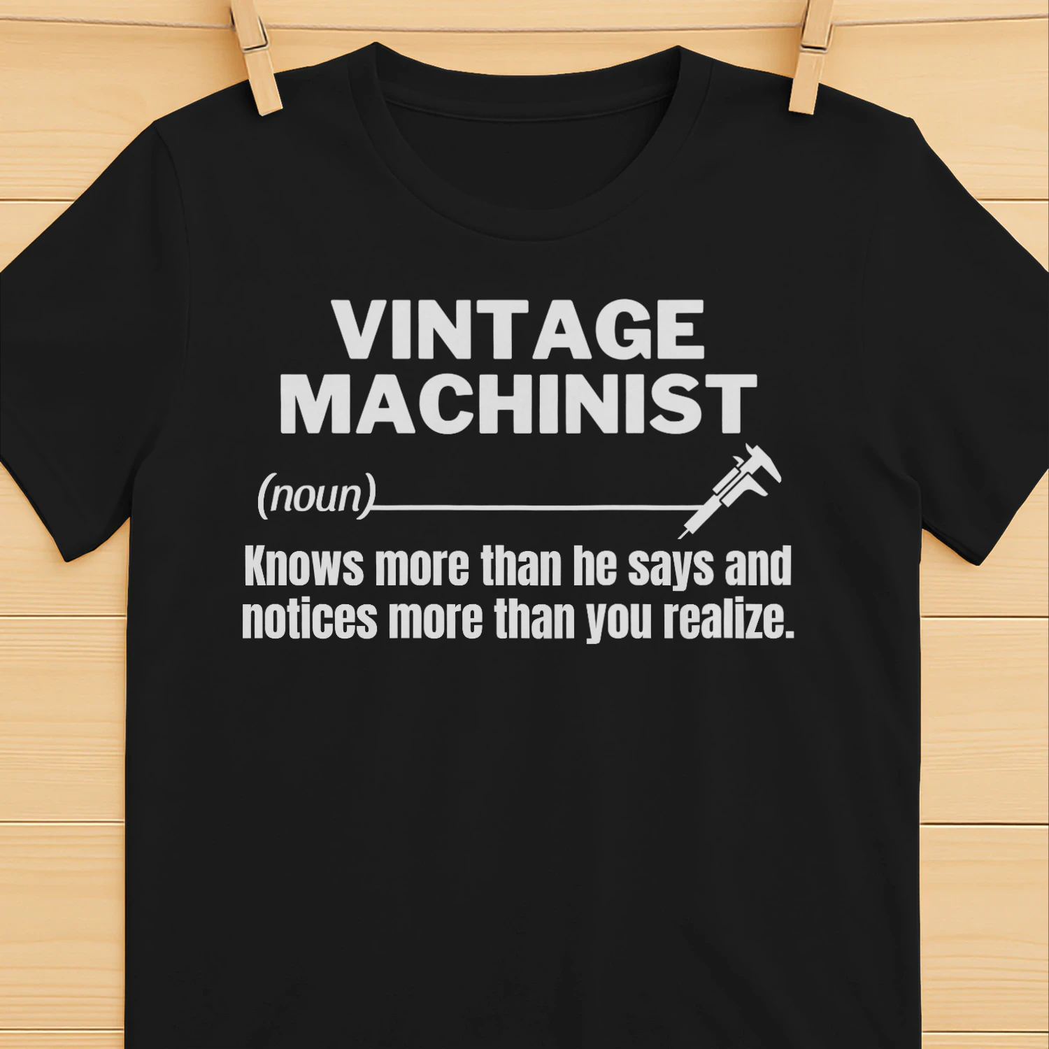 VINTAGE MACHINIST - KNOWS MORE THAN HE SAYS