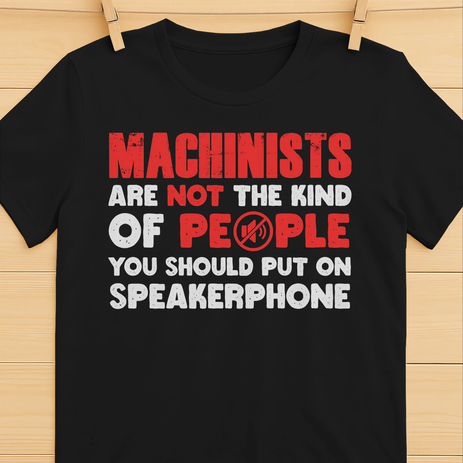 No Speakerphone - Machinist