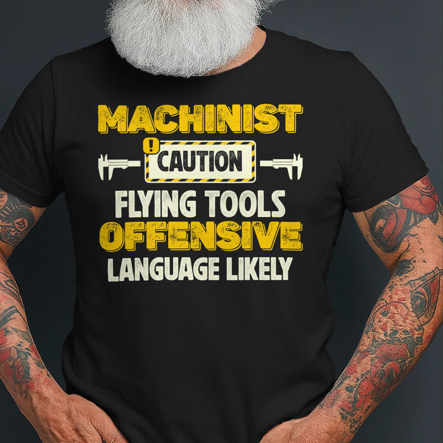 MACHINIST - CAUTION FLYING TOOLS