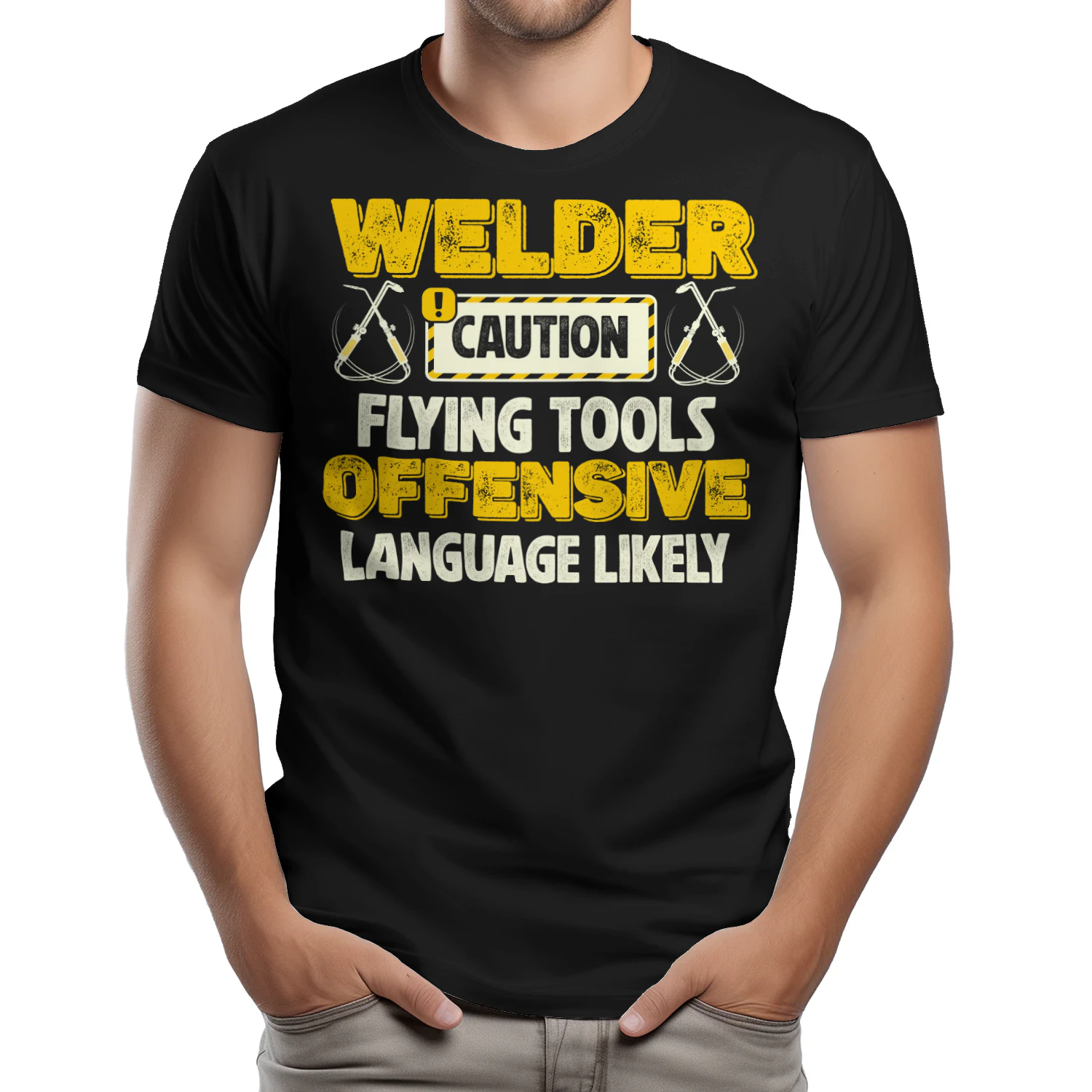 WELDER - CAUTION FLYING TOOLS