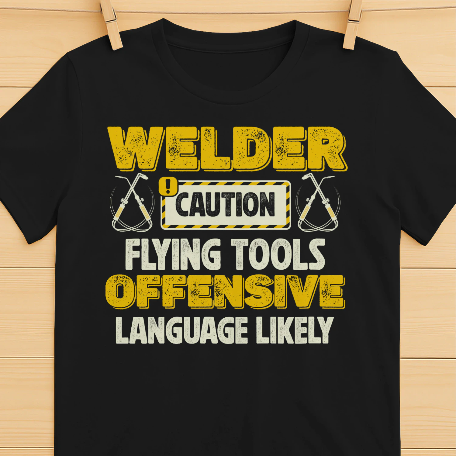 WELDER - CAUTION FLYING TOOLS