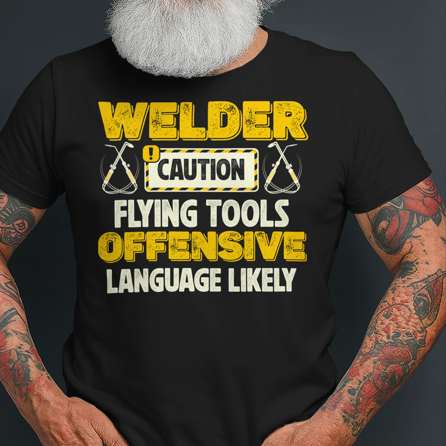 WELDER - CAUTION FLYING TOOLS