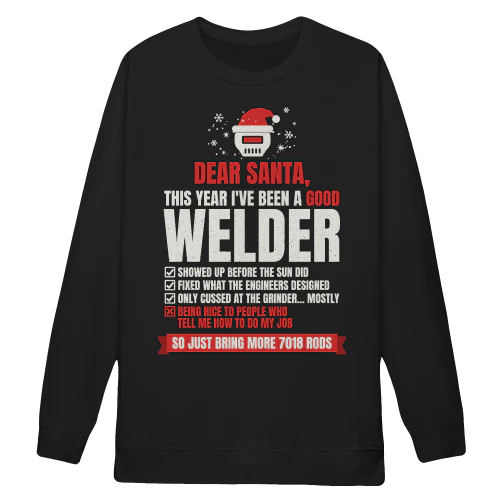 This Year I've Been A Good Welder
