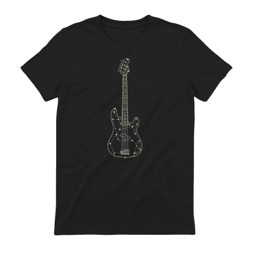 Celestial Constellation Bass Guitar Tee