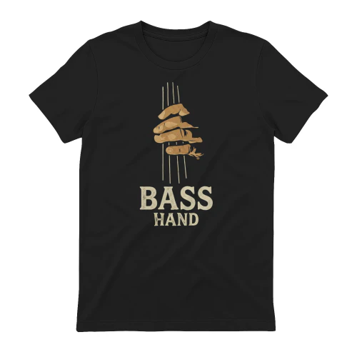 Minimalist Bass Hand Graphic Tee