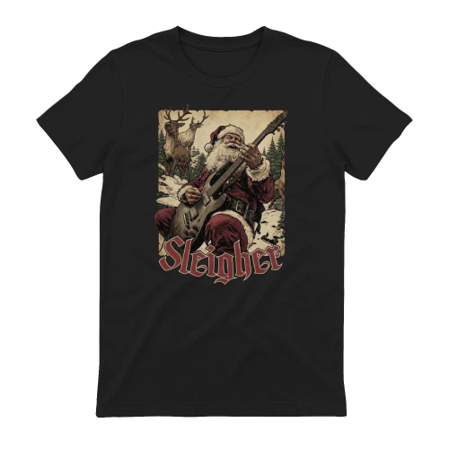Christmas Guitar Sleigher Reindeer