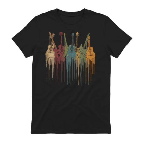 Dripping Paint Guitar Collection
