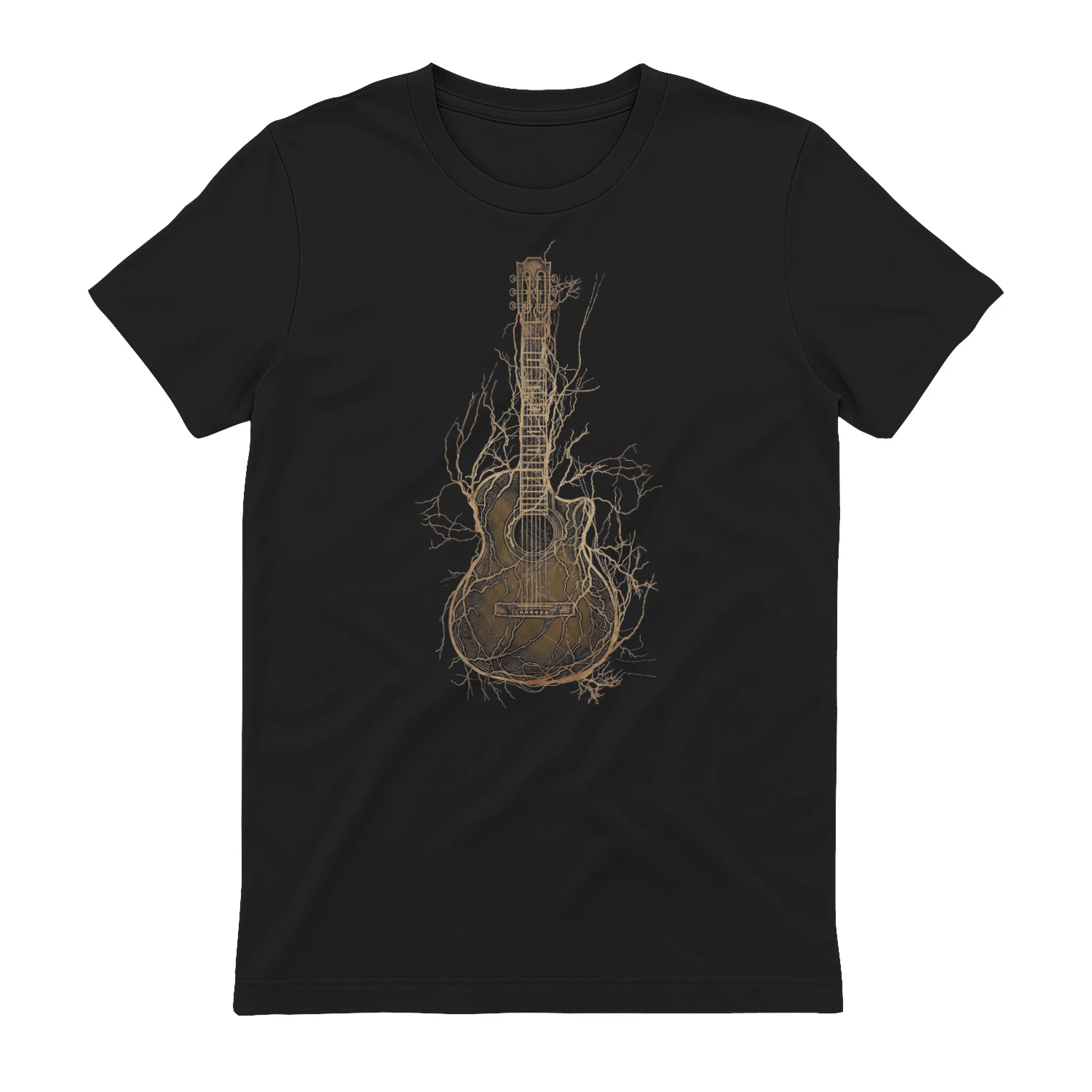 Rooted Acoustic Guitar Nature