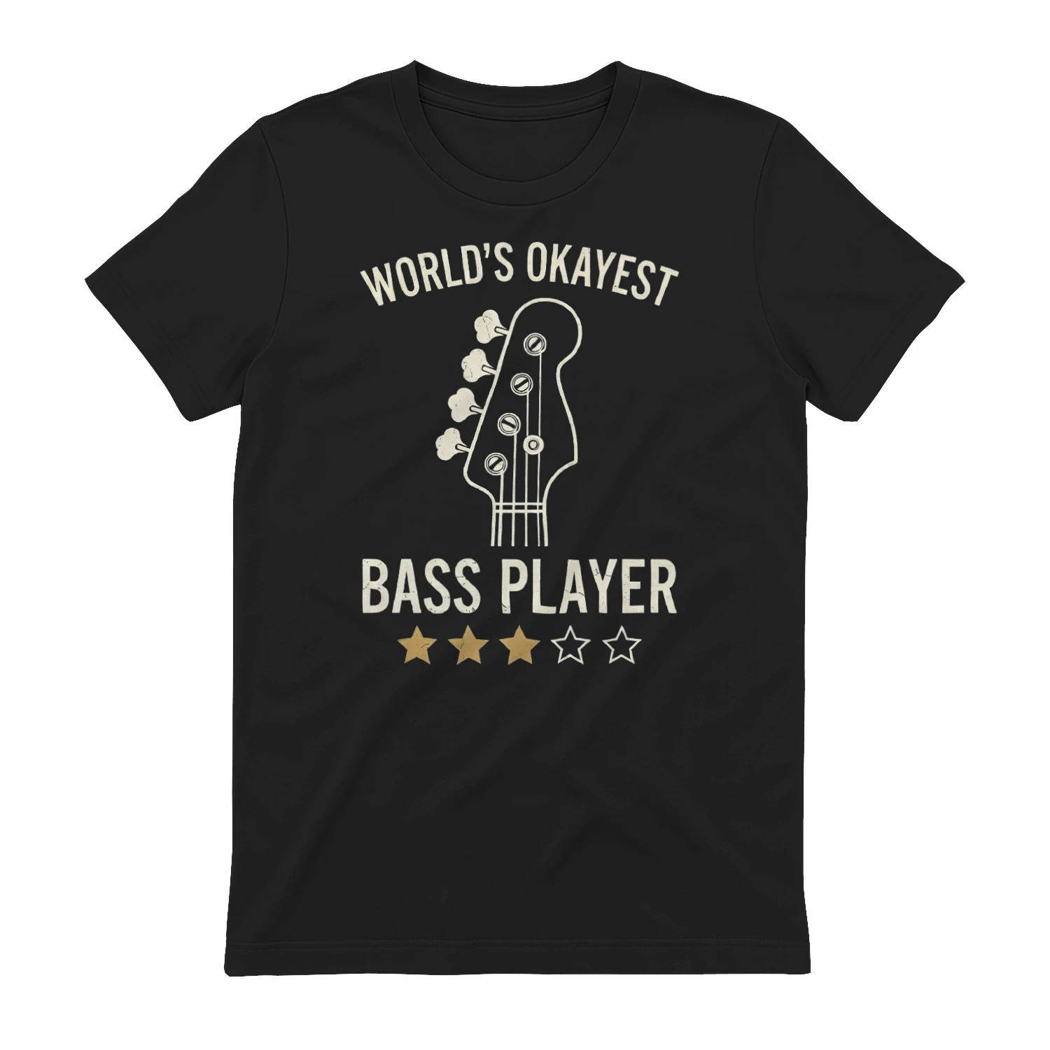World_s Okayest Bass Player Funny Graphic T-Shirt
