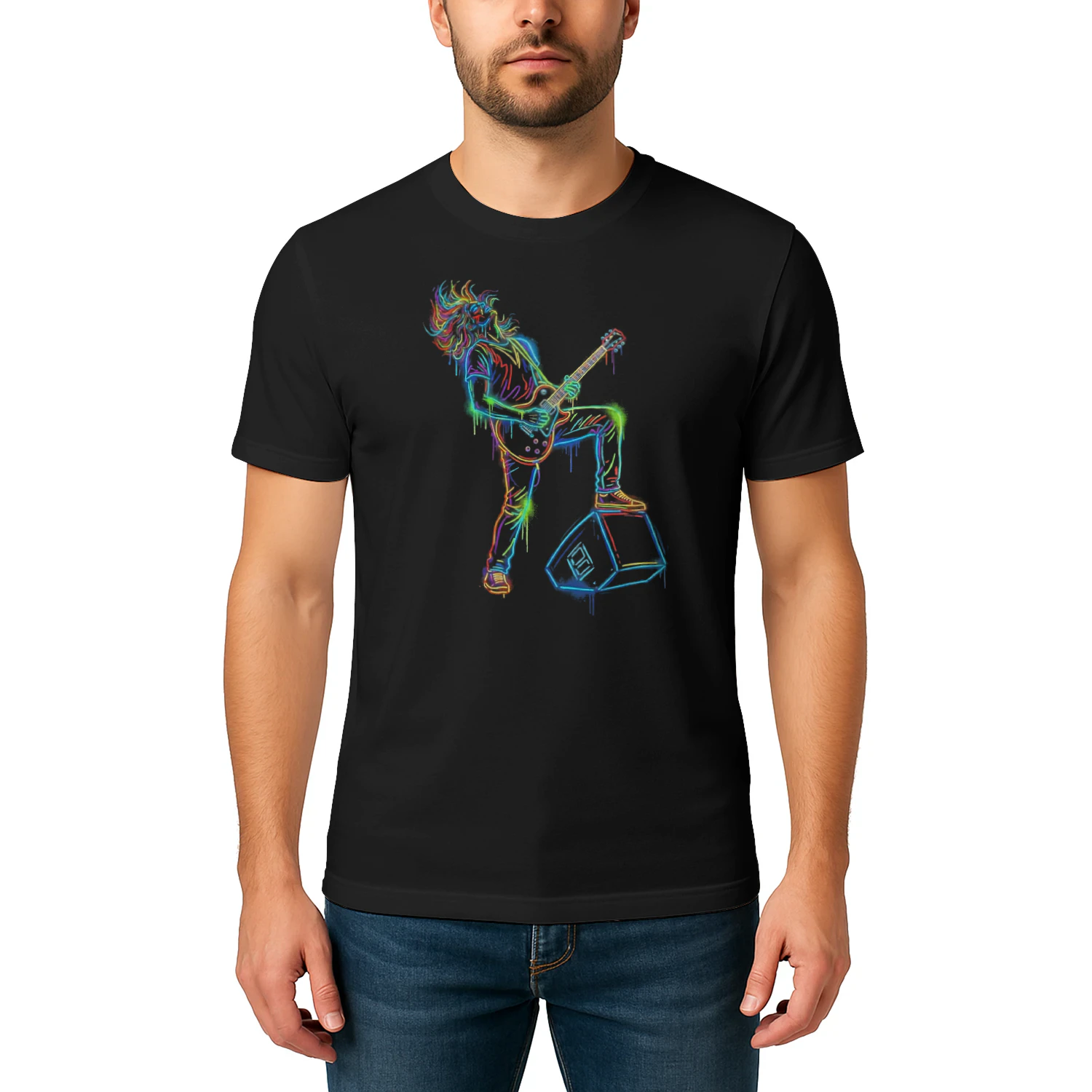 Guitar Playful Guitar Musician Tee