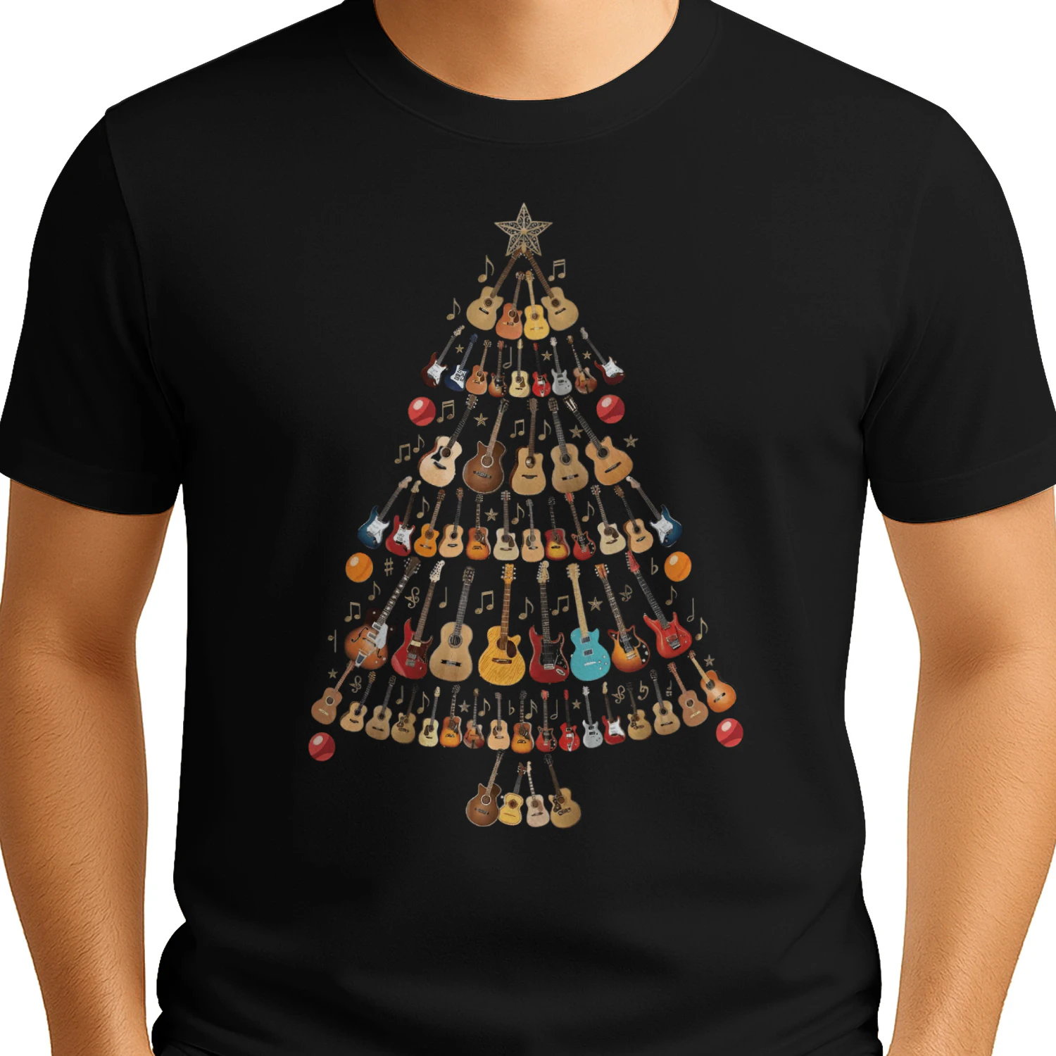 Christmas Guitar Star Tree