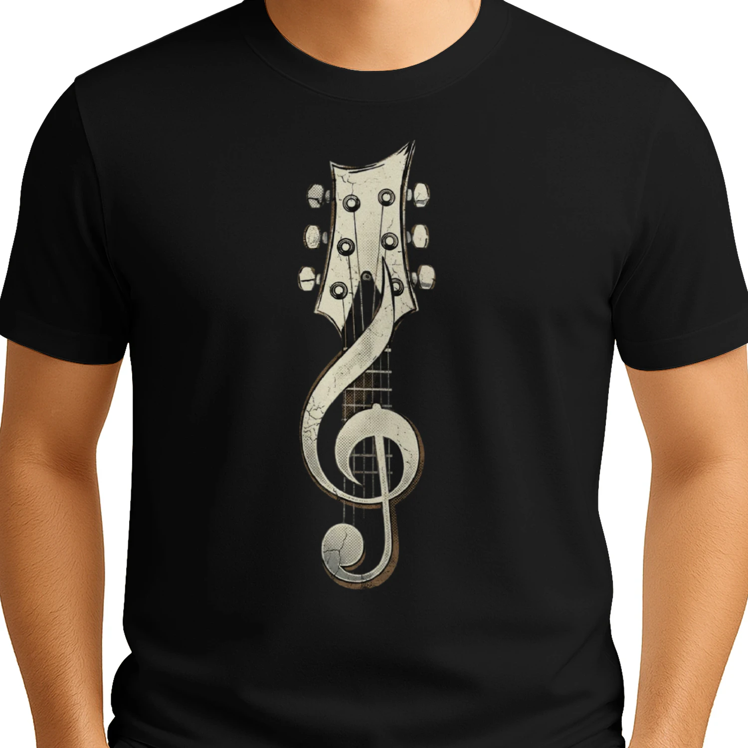 Guitar Guitar-Music-note-Vintage