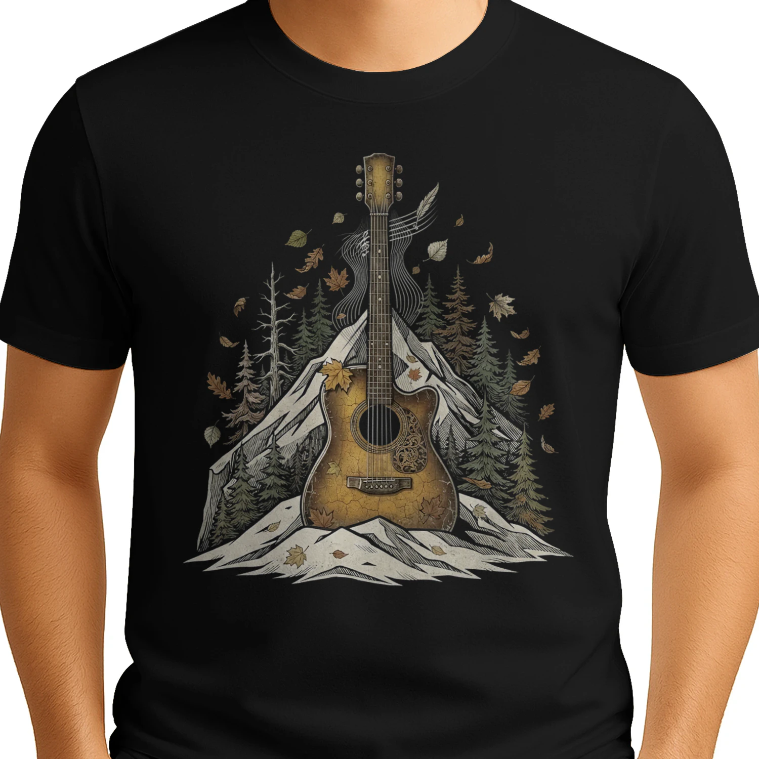 Halloween Acoustic Guitar Autumn