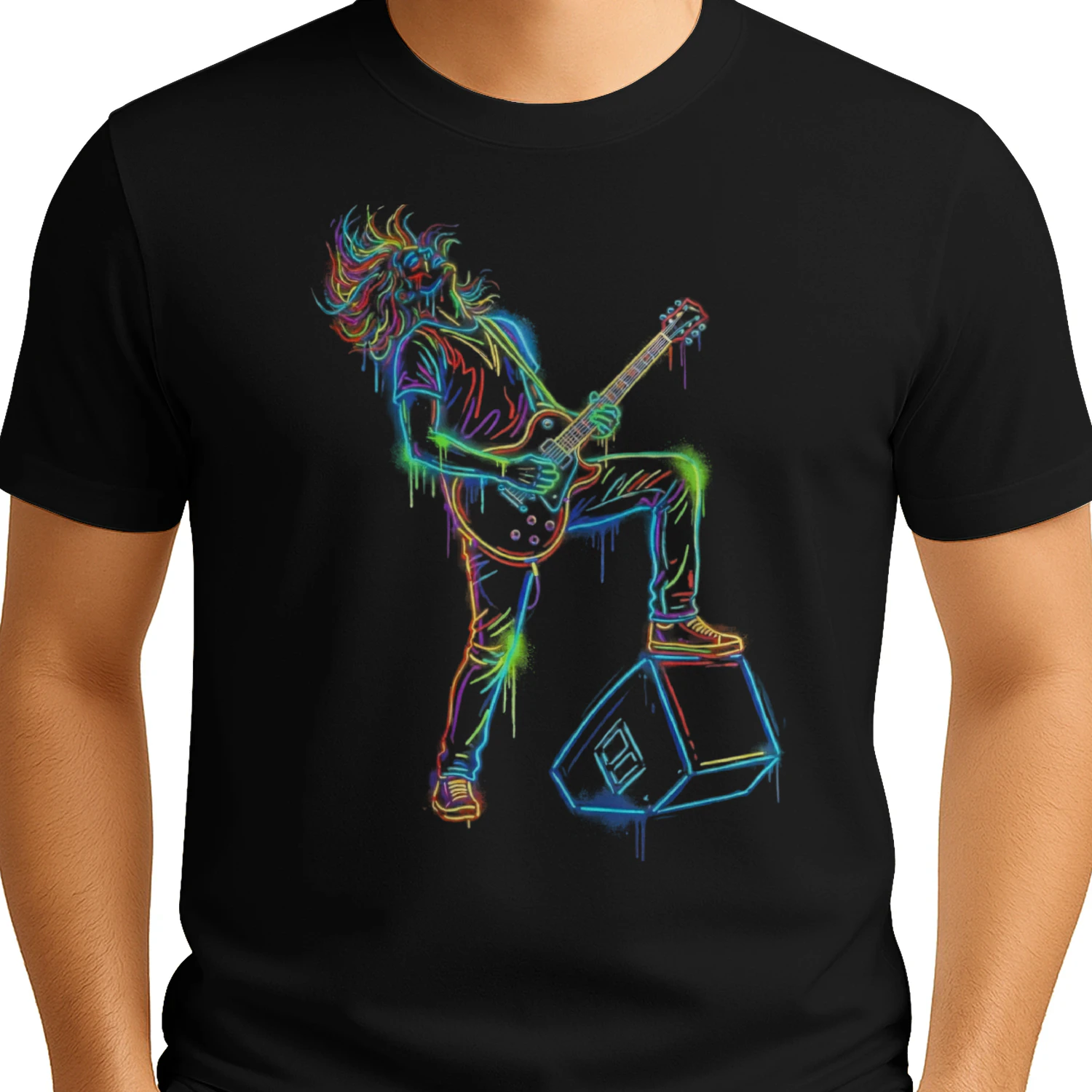 Guitar Playful Guitar Musician Tee