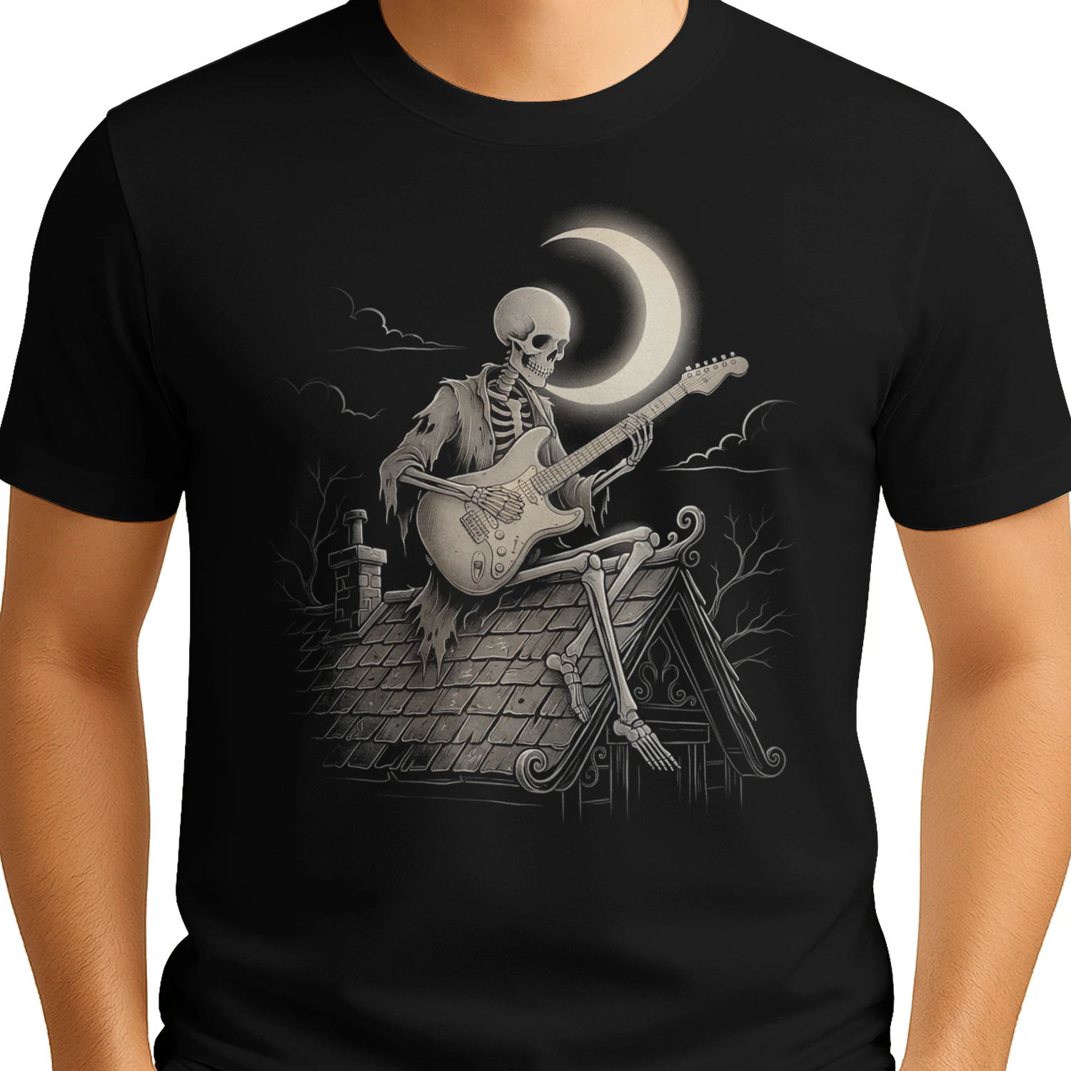 Halloween Guitar Skeleton Halloween Night