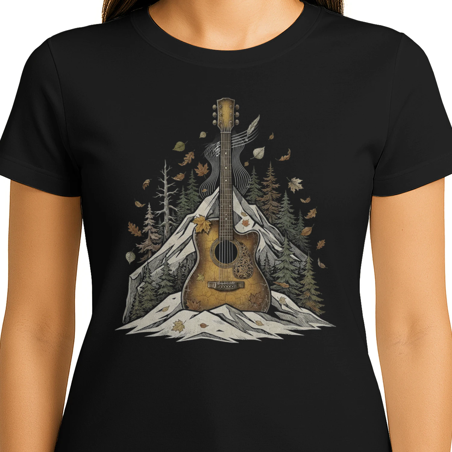 Halloween Acoustic Guitar Autumn