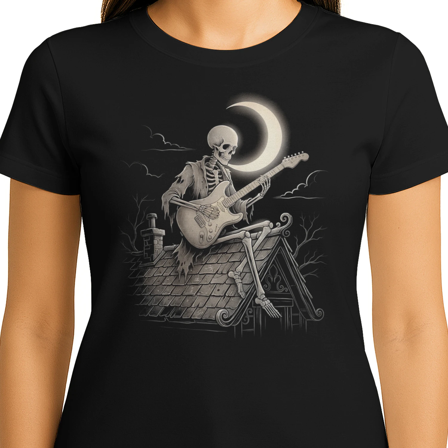 Halloween Guitar Skeleton Halloween Night