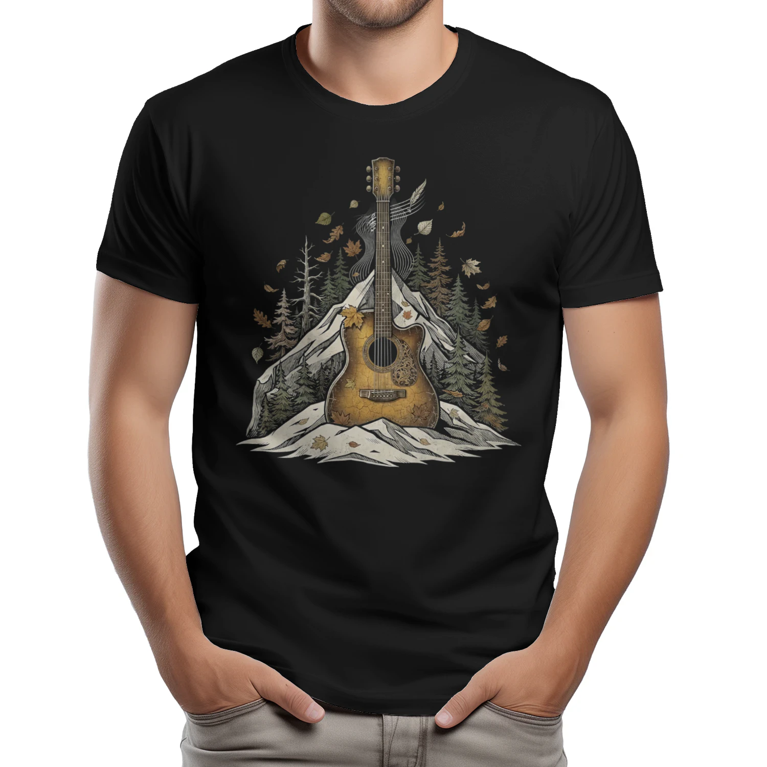 Halloween Acoustic Guitar Autumn