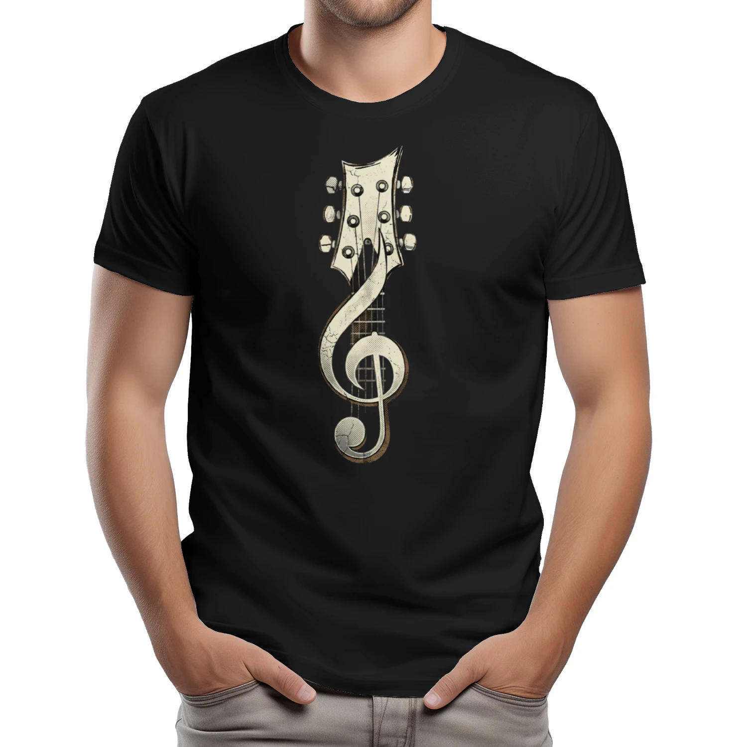 Guitar Guitar-Music-note-Vintage
