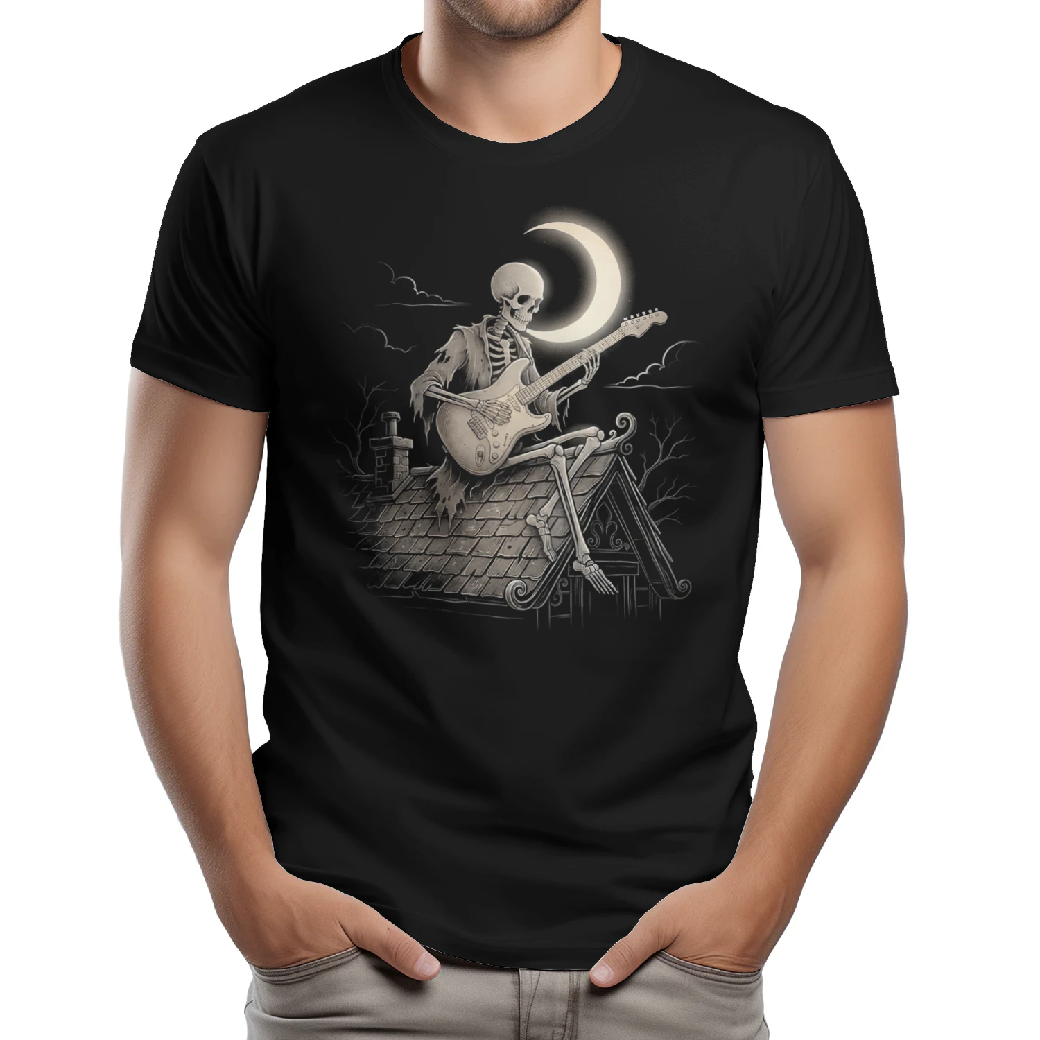 Halloween Guitar Skeleton Halloween Night
