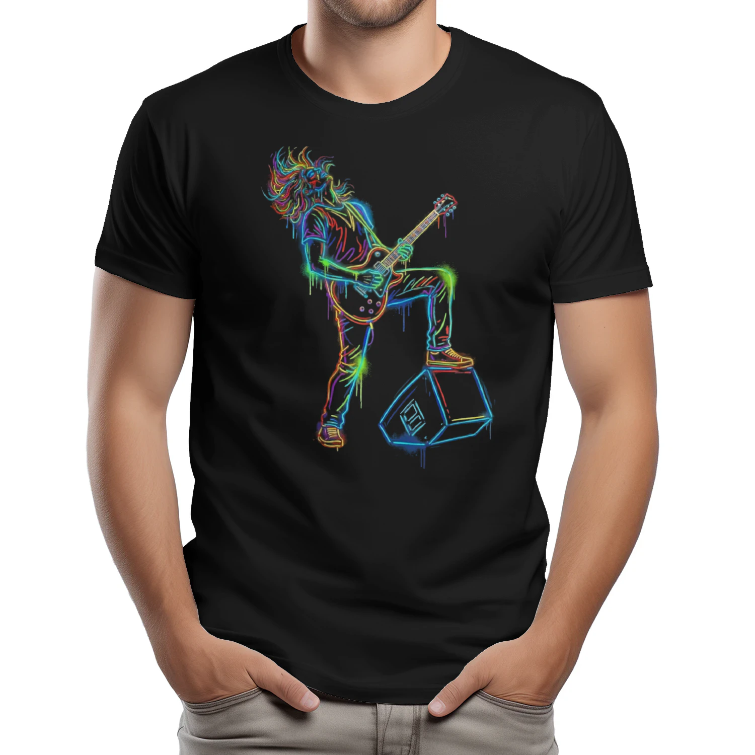 Guitar Playful Guitar Musician Tee
