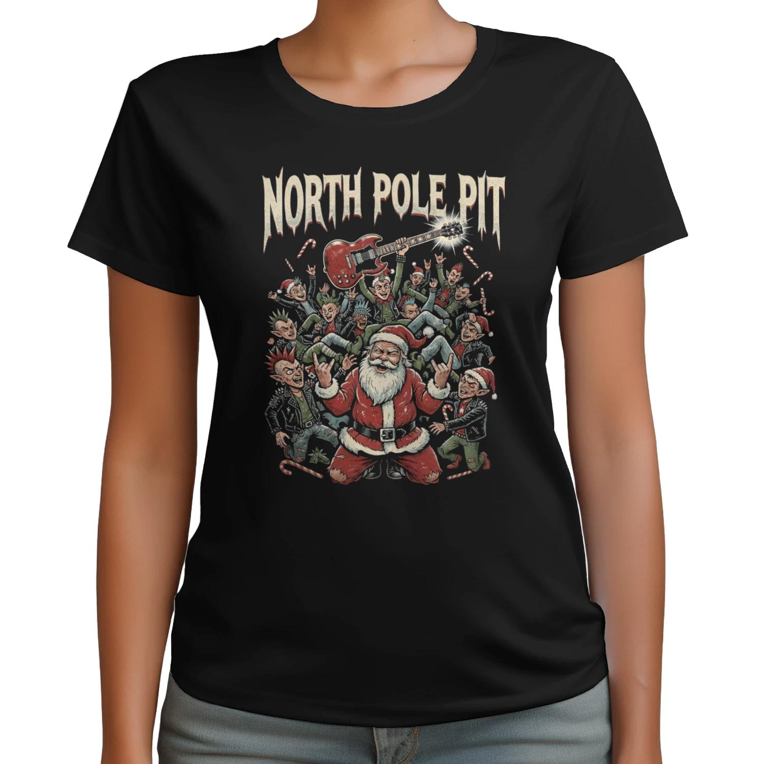 Christmas Guitar North Pole Pit