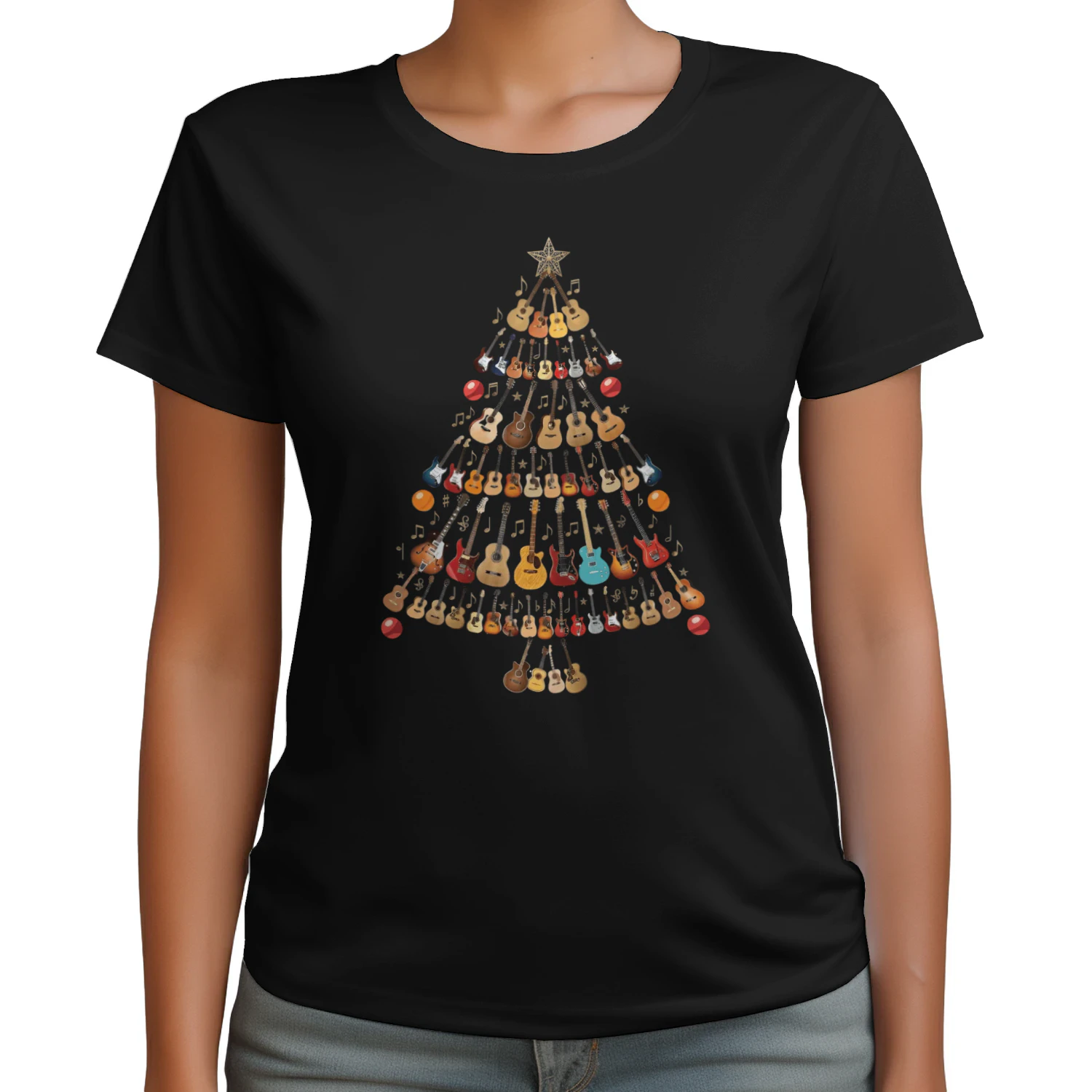 Christmas Guitar Star Tree