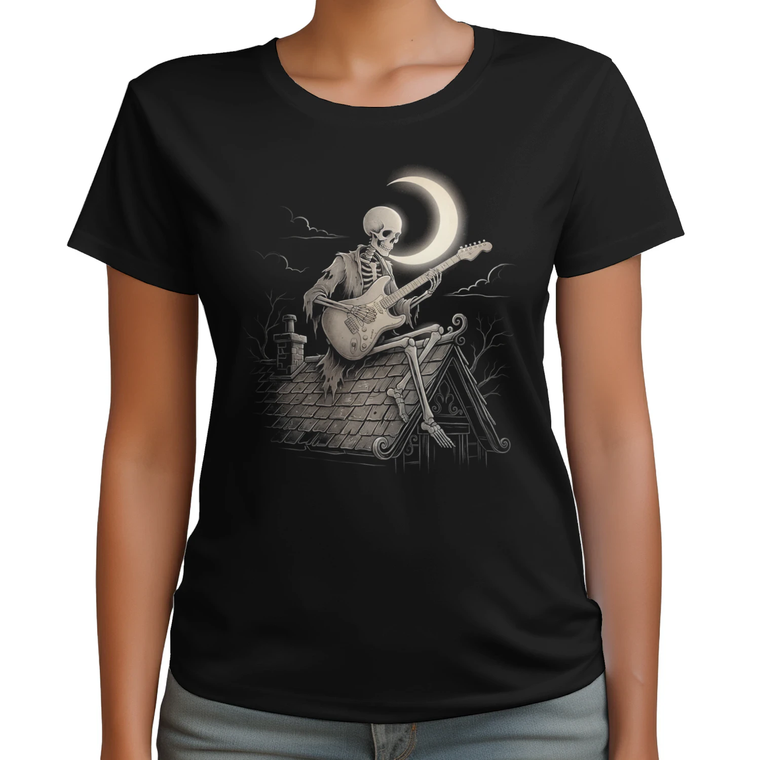 Halloween Guitar Skeleton Halloween Night