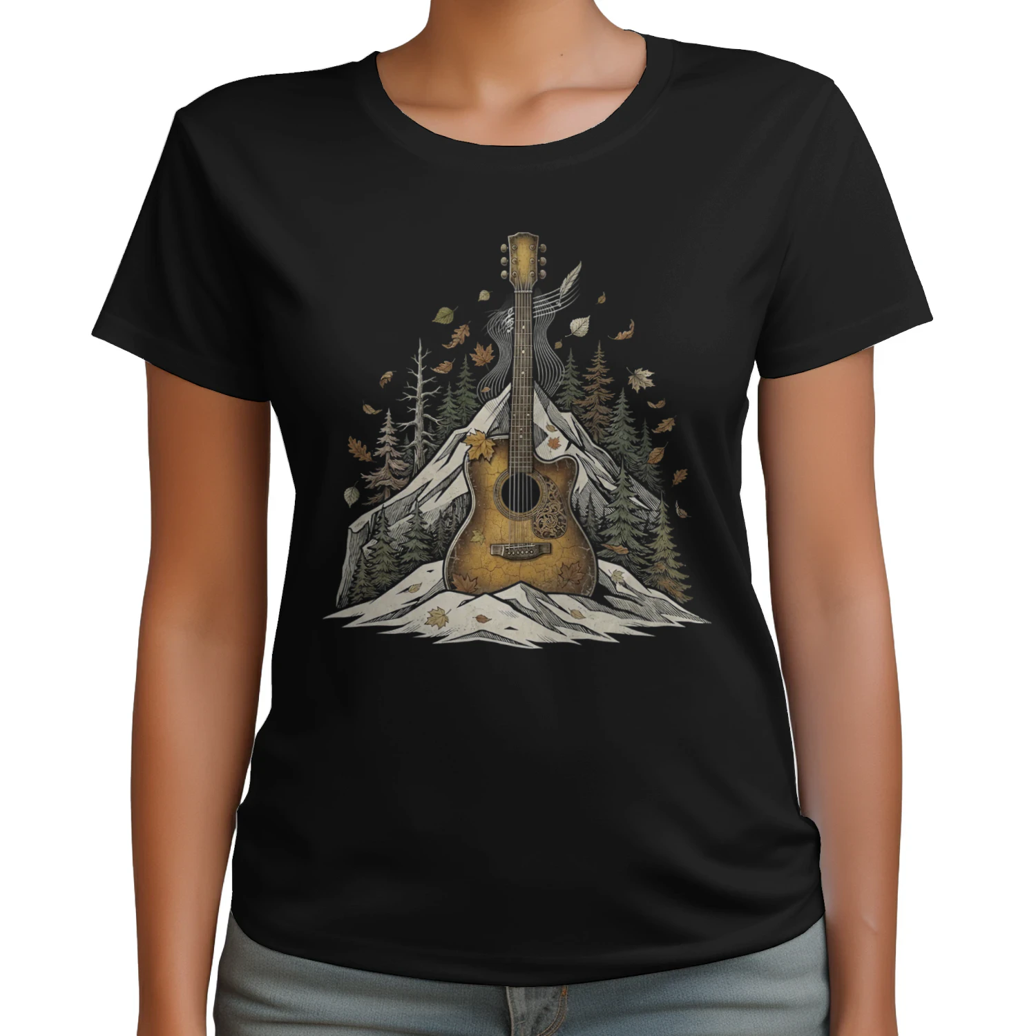 Halloween Acoustic Guitar Autumn