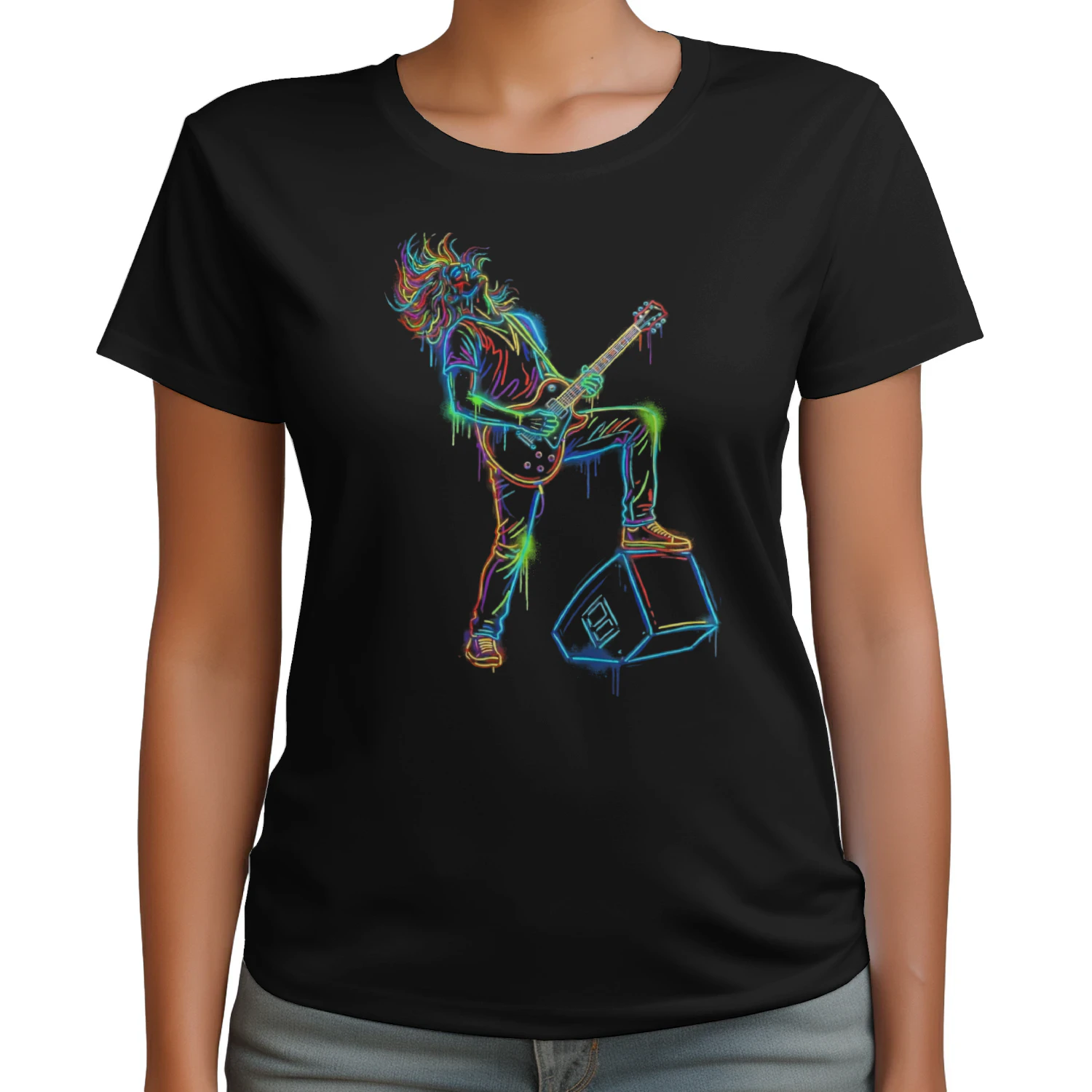 Guitar Playful Guitar Musician Tee