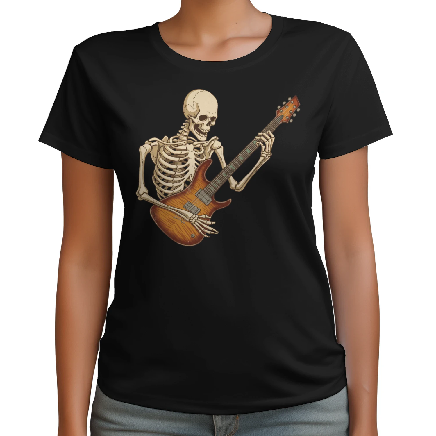 Skeleton Flamed Maple Guitarist